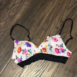 Victoria's Secret pink t-shirt Floral Print Women's Bra